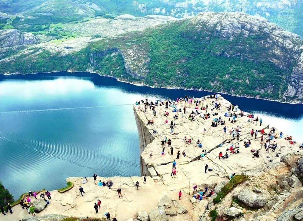 Pulpit Rock, one of the most beautiful places in Norway, 
