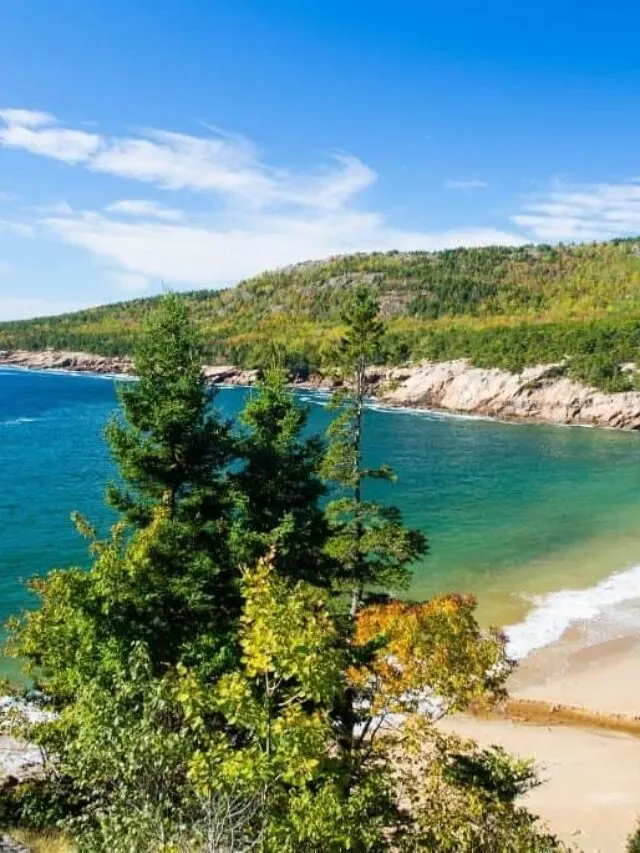A beautiful beach in Acadia National Park. The end of one of the best scenic drives in Maine.