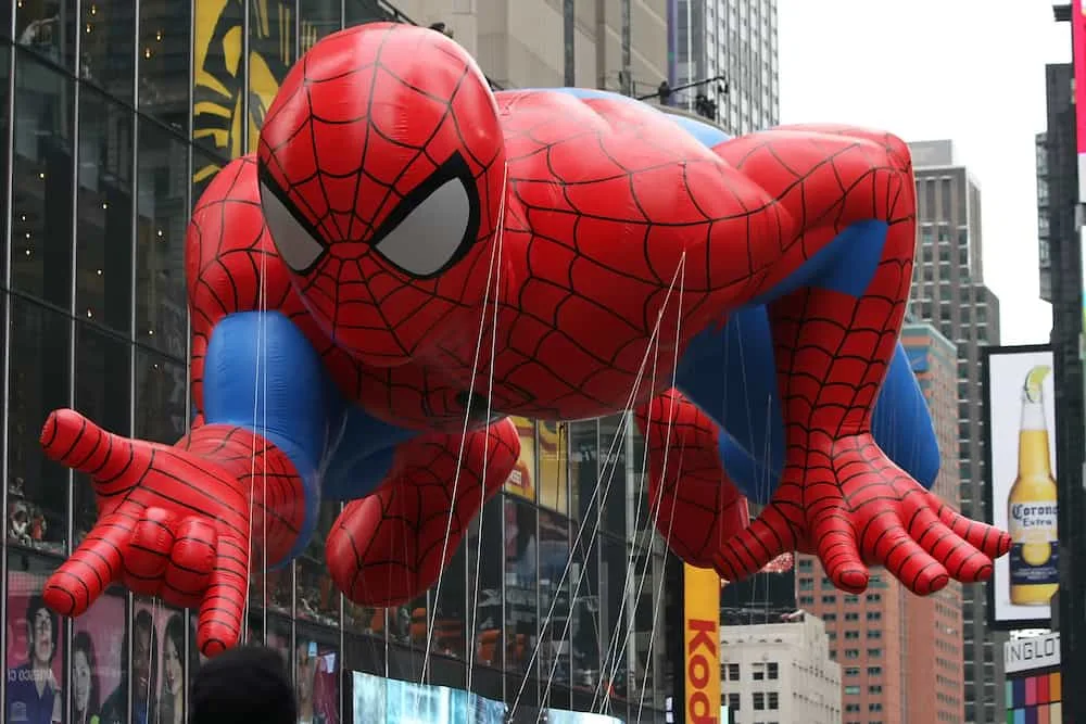Spiderman Balloon in the Macy's Thanksgiving Day Parade