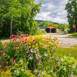 Covered Bridge in Middlebury Vermont