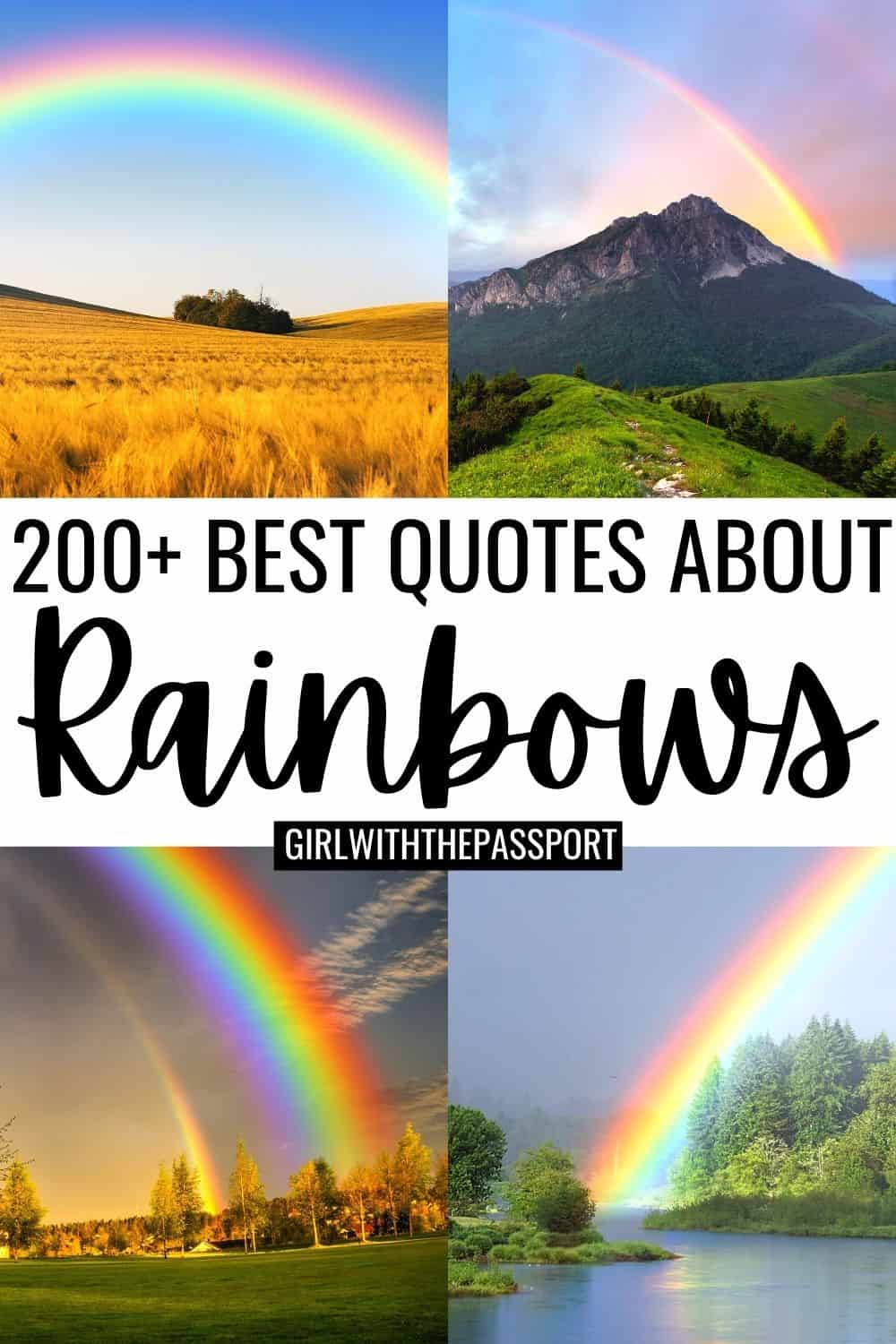 200+ Magnificent Rainbow Quotes and Quotes about Rainbows