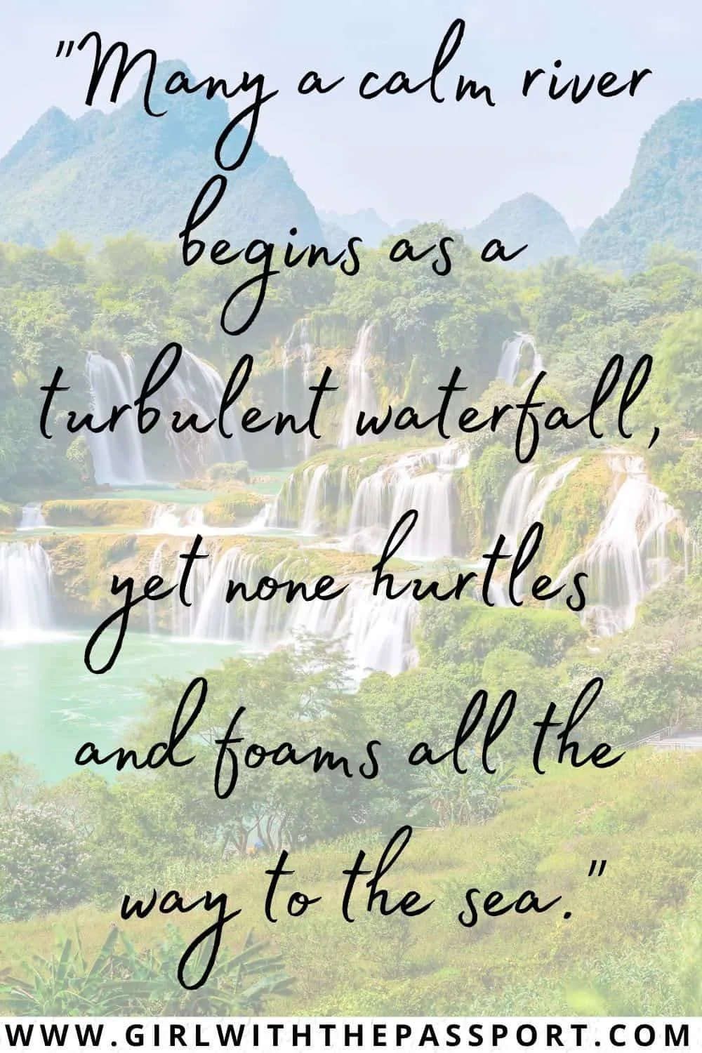 Inspiring Waterfall Quotes about Life 