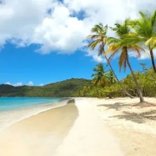 Pristine Beaches of St. Thomas in the US Virgin Islands.