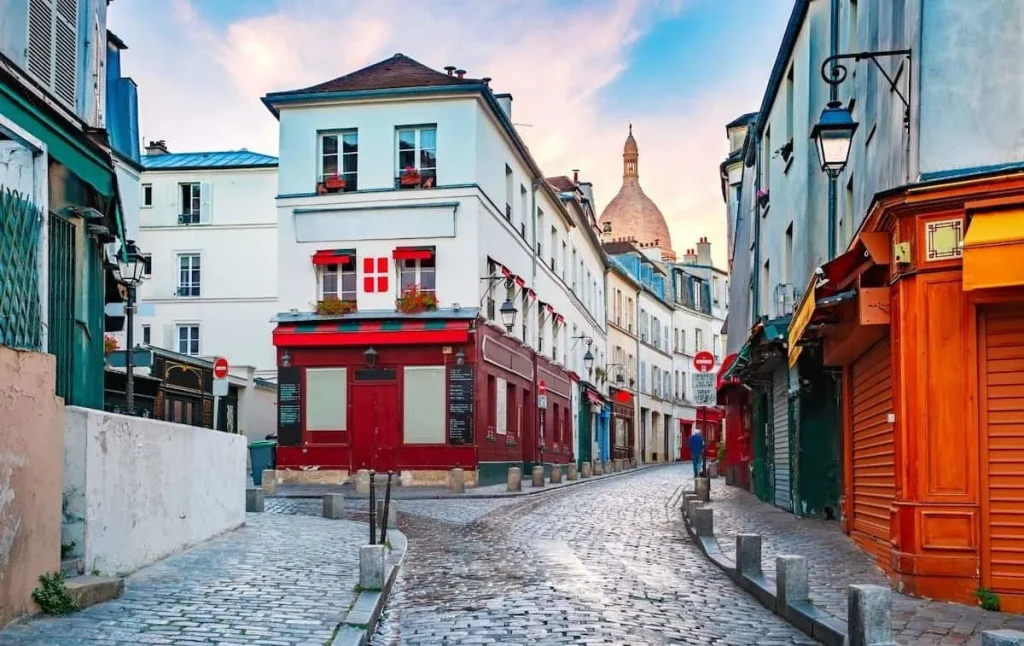 Le Consulat on one of the most beautiful streets in Paris. 