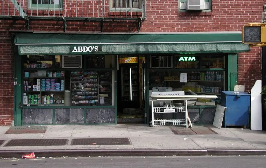 Local bodega in NYC with a green awning. One of the best grocery stores in Manhattan. 