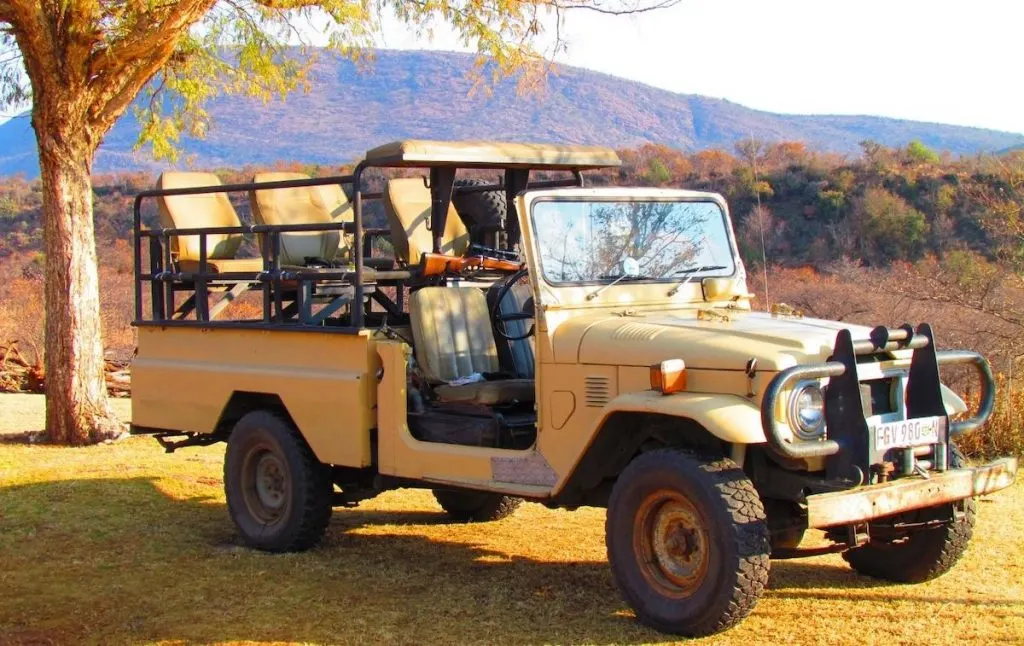 Truck for safari in Africa.