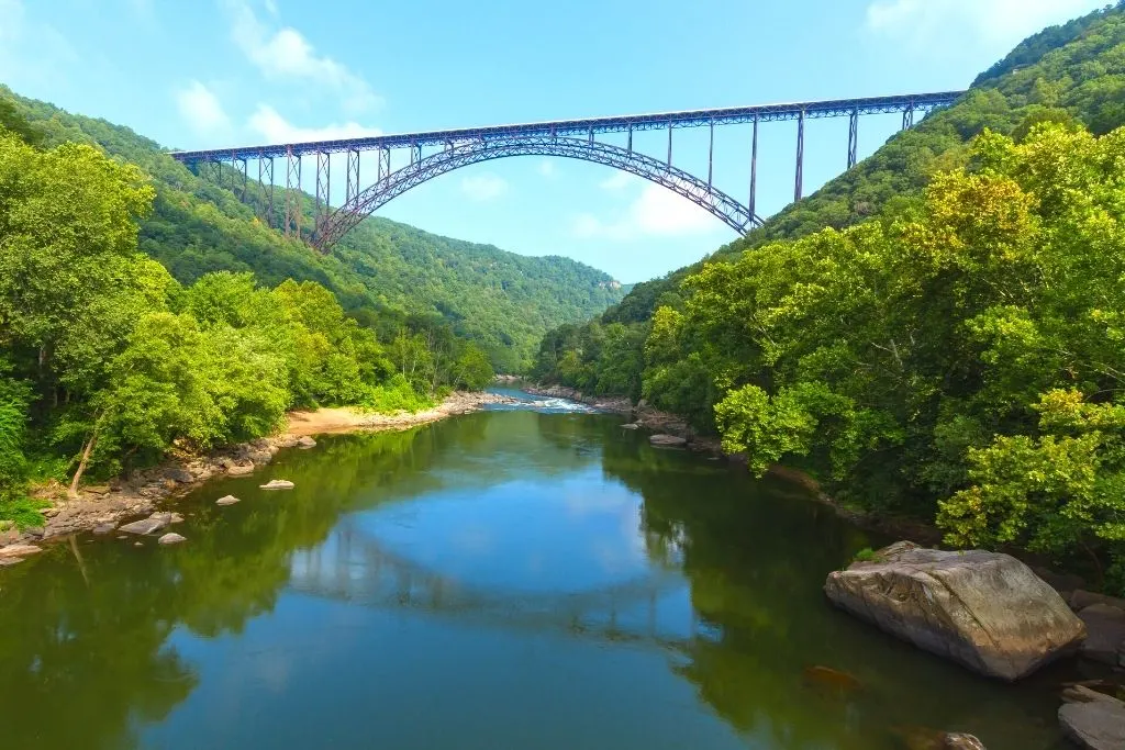 Bridge River Gorge as referenced in some of the best West Virginia songs.
