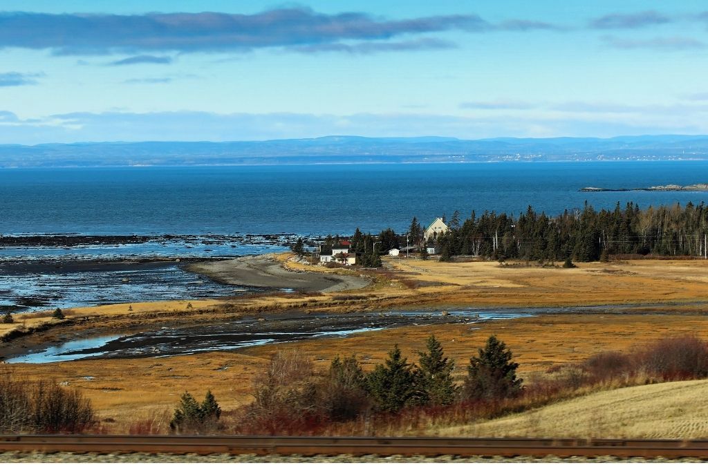 Countryside of Rimouski along one of the best scenic drives in Quebec. 