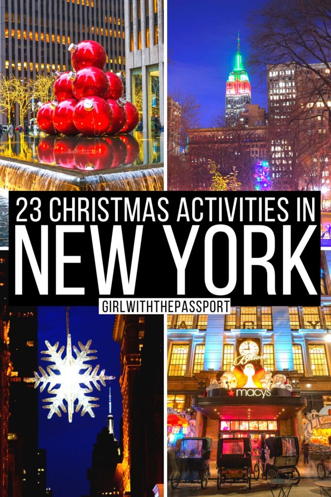 Christmas in New York - 20 things to do 