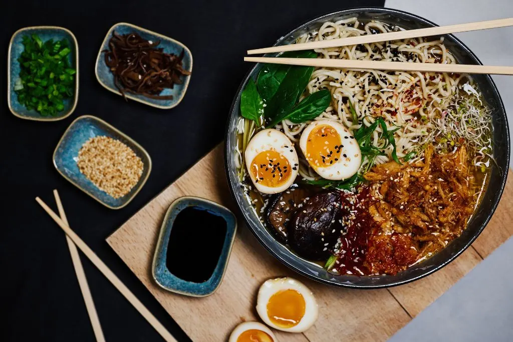 Bowl of ramen that you can try during one of the best food tours Toronto has to offer. 